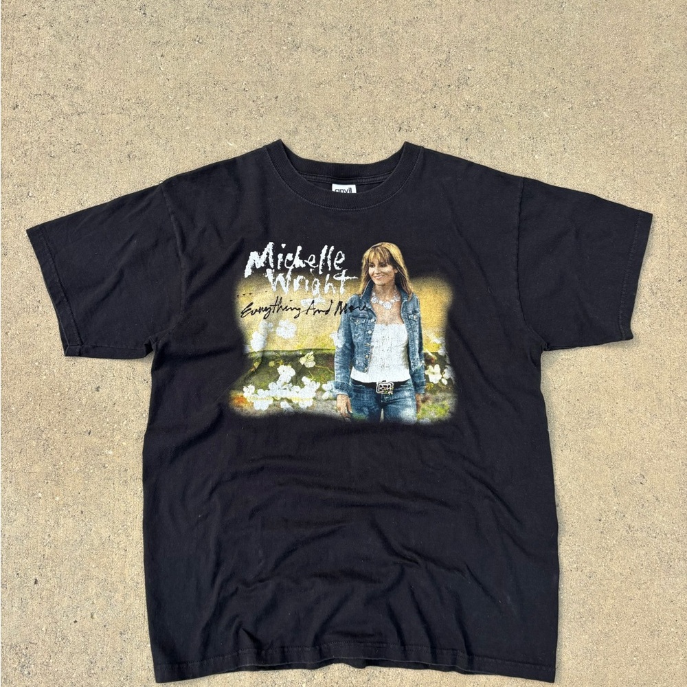Anvil Black Graphic Kids T-Shirt